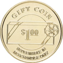 Coins Provide Security as Gift Certificate 