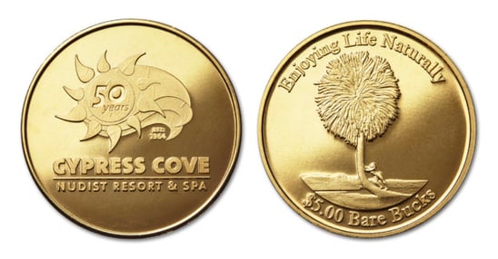 Cypress Cove Celebrates Golden Anniversary with Custom Coins…Naturally