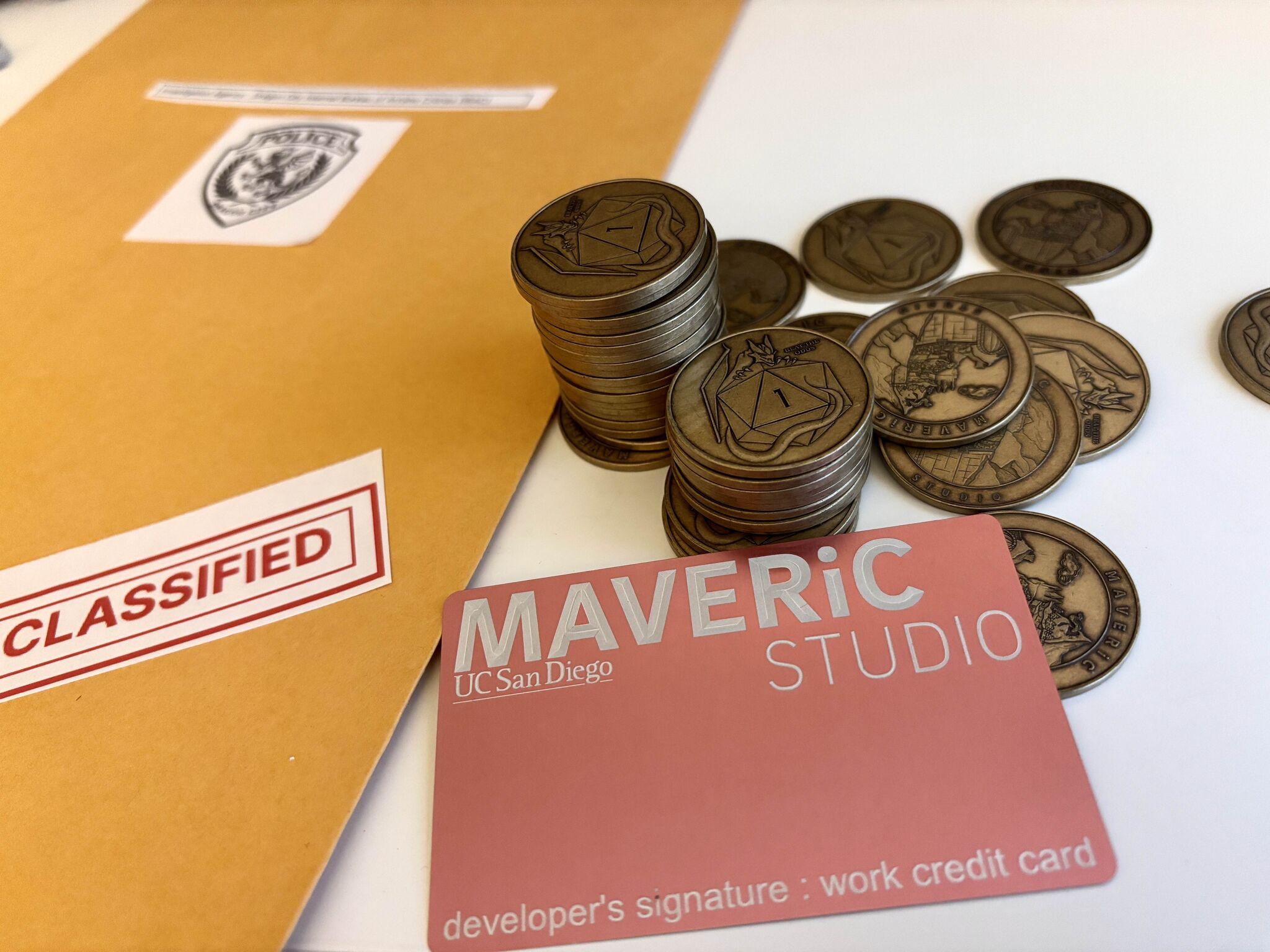 MAVERic Studios custom coinage