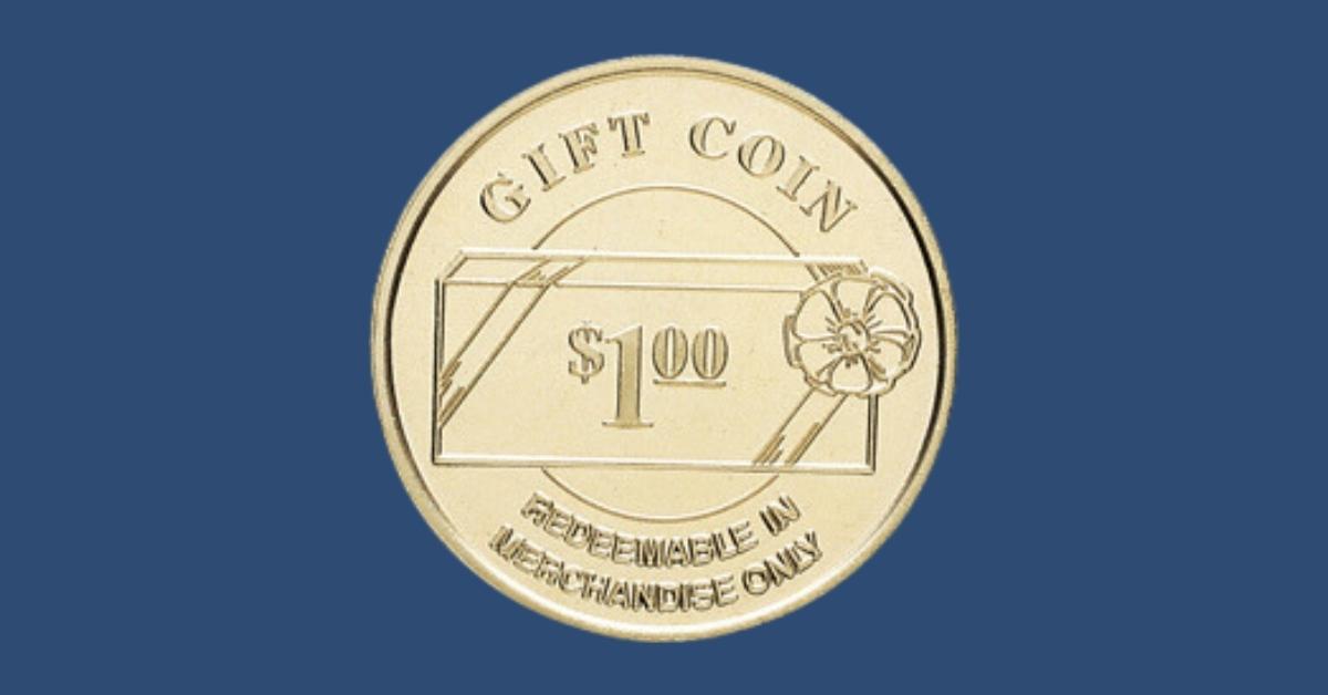 $1 gift coin