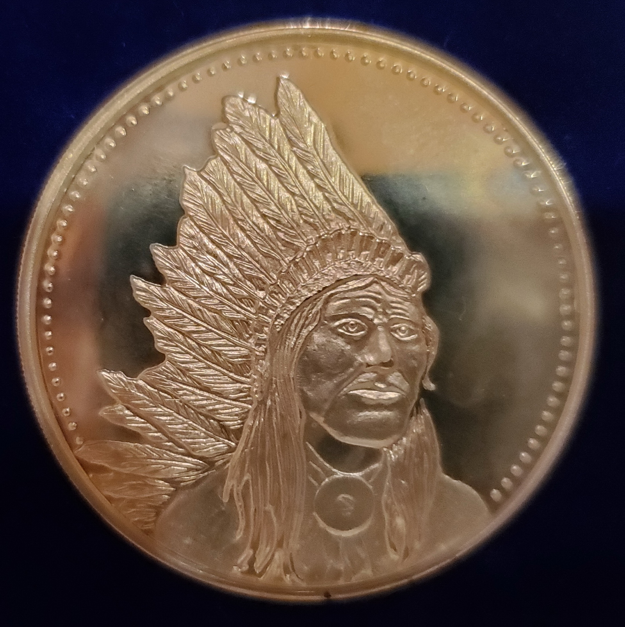 1979 Silver American Indian Chief