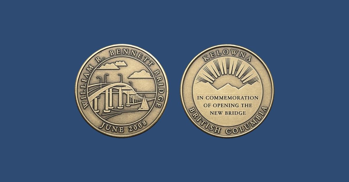 Bennett Bridge custom coin