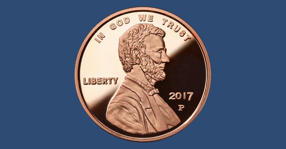 copper Lincoln Penny coin