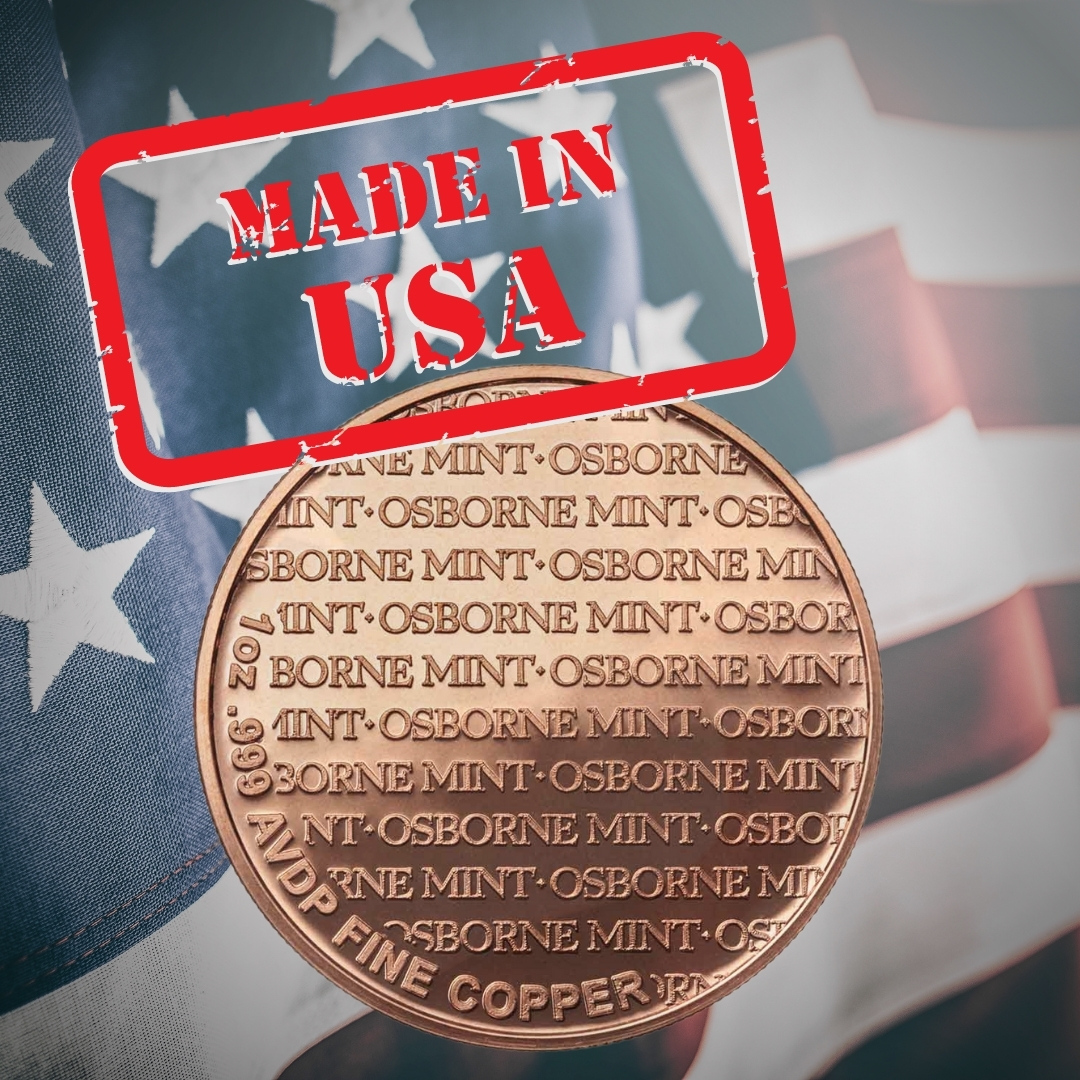 Osborne Mint made in the USA