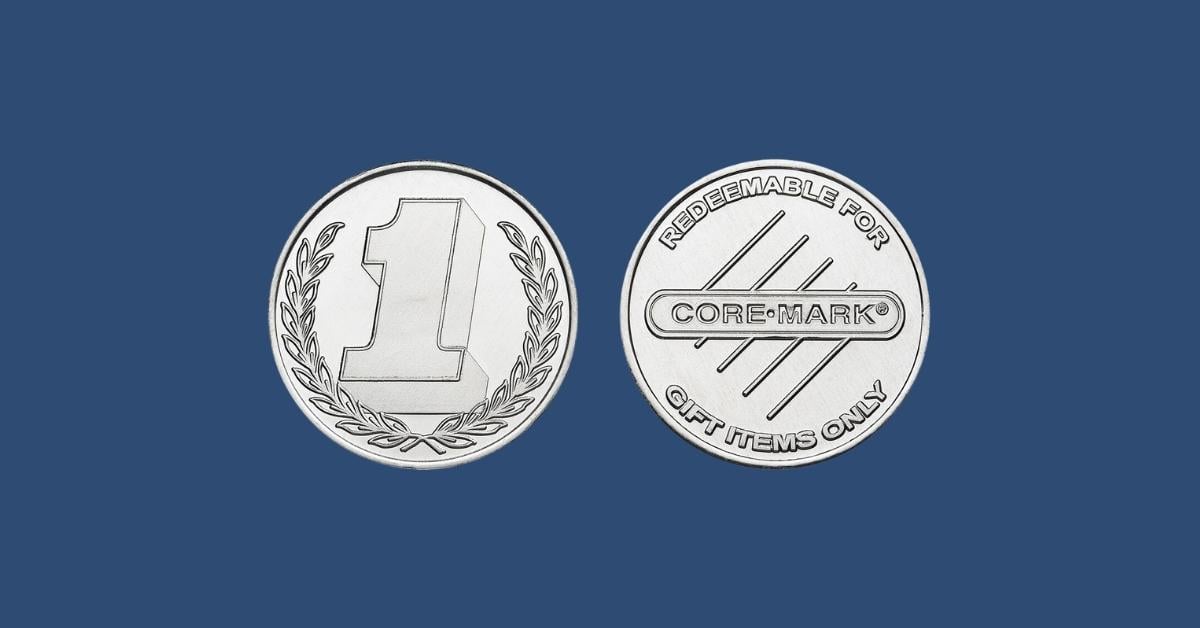 Core-Mark tradeshow coins