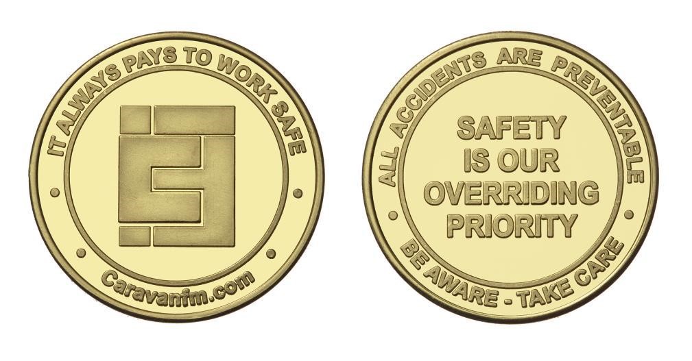 Custom Safety Coins