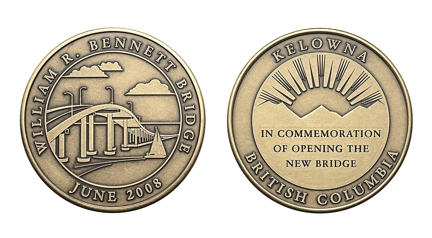 Custom Coins Commemorate New Bridge Opening